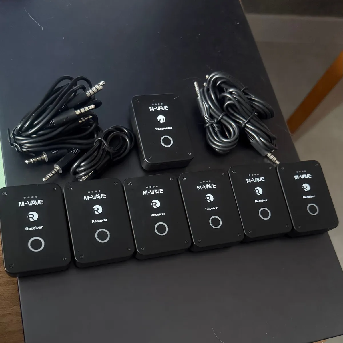 Transmissor com 6 Receptores M-Vave SL1030 Retorno de Palco
